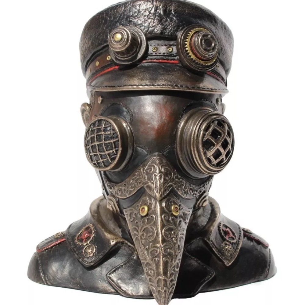 Gothic Steampunk doctor plague trinket box